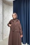 BBC OWEN ELBİSE - KAHVE
