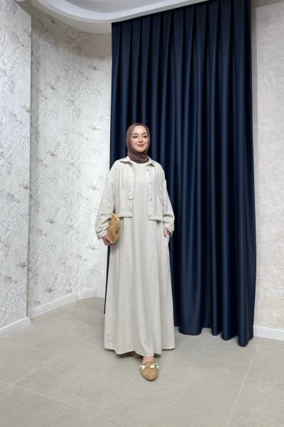 BBC OWEN ELBİSE - BEJ