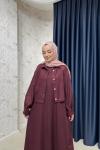 BBC OWEN ELBİSE - BORDO