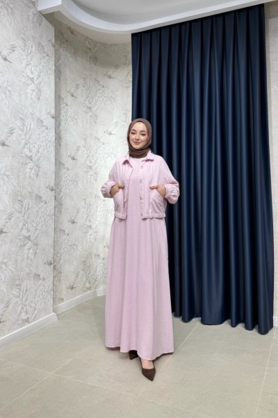 BBC OWEN ELBİSE - PEMBE