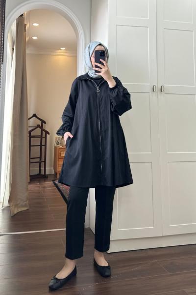 BBC PARAŞÜT KUMAŞ YAĞMURLUK - SİYAH