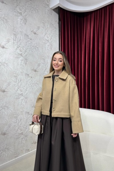 BBC PATRİCİA KAŞE CEKET - CAMEL