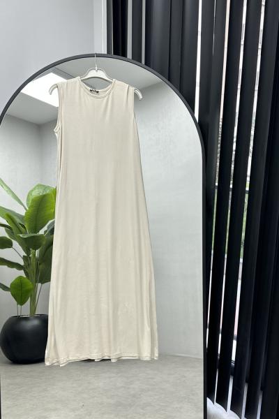 BBC PENYE İÇLİK ELBİSE - BEJ