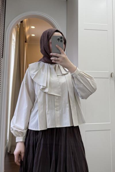 BBC PİNTEREST GÖMLEK - BEJ