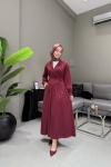 BBC POLİNA ELBİSE - BORDO