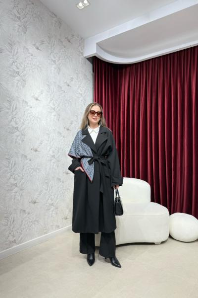 BBC PREMİUM TRENÇKOT - SİYAH