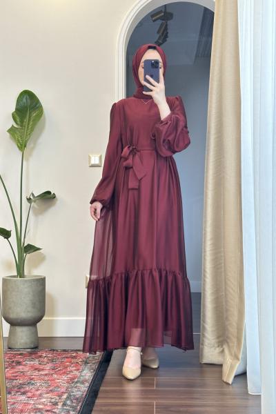 Bbc Prenses Elbise - Bordo