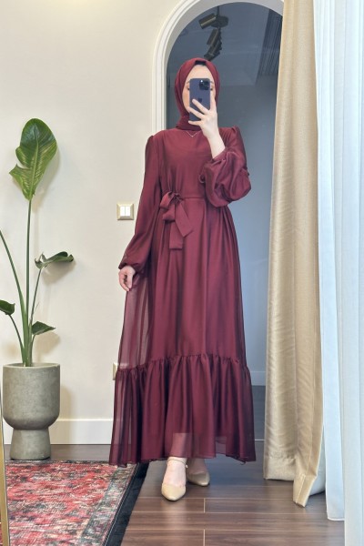 Bbc Prenses Elbise - Bordo