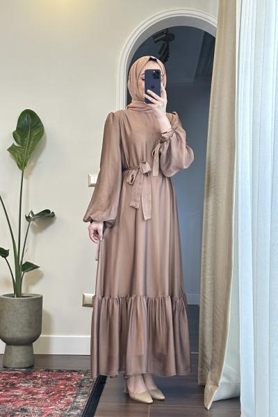 Bbc Prenses Elbise - Latte