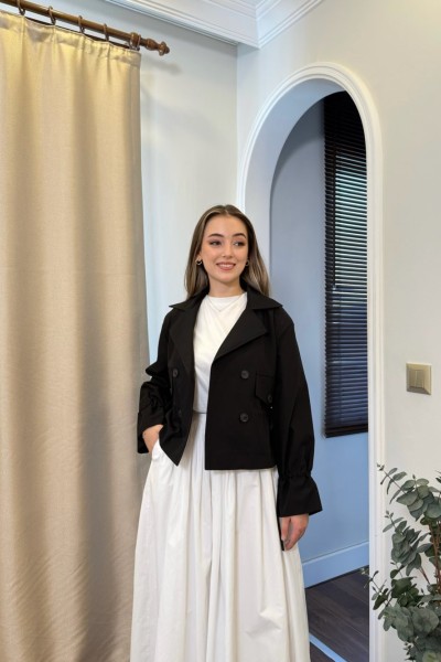 BBC REBECA TRENÇKOT - SİYAH