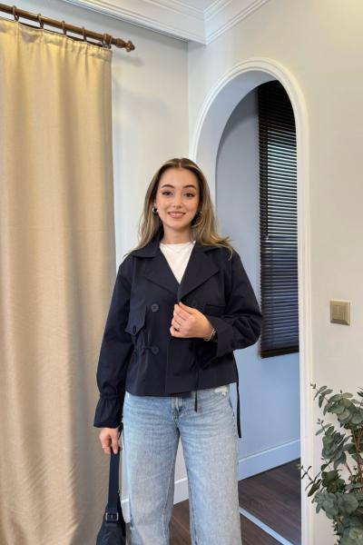 BBC REBECA TRENÇKOT - LACİVERT