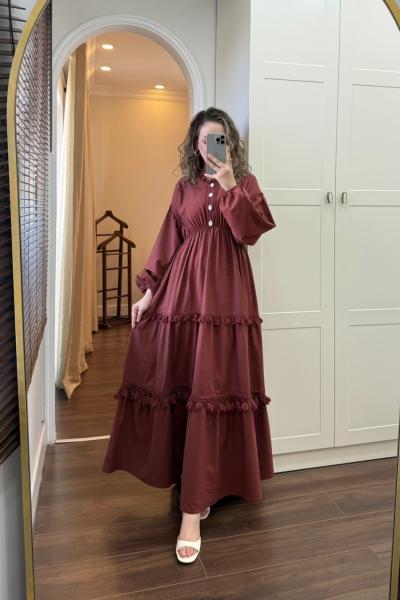 BBC RHYS ELBİSE - KİREMİT