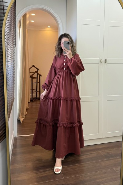 BBC RHYS ELBİSE - KİREMİT