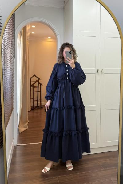 BBC RHYS ELBİSE - LACİVERT