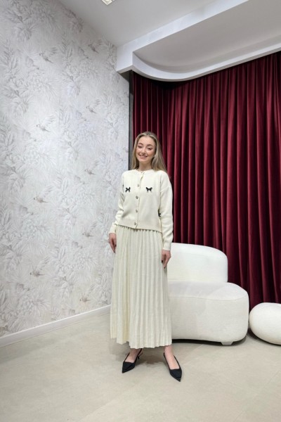 BBC RİBBON TAKIM - KREM