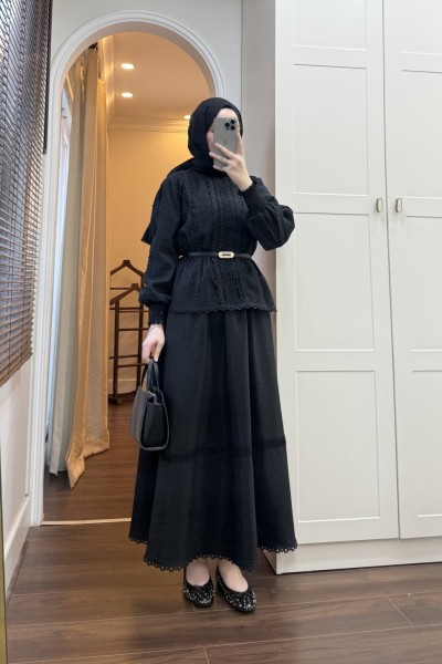 BBC ROMA ETEKLİ TAKIM - SİYAH