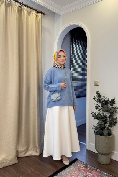 BBC ROSE KAZAK - BEBE MAVİ