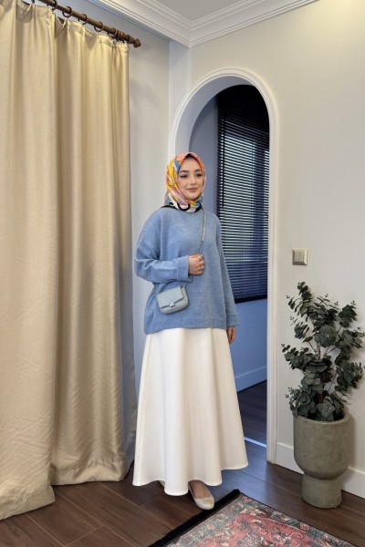 BBC ROSE KAZAK - BEBE MAVİ