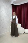 BBC ROWAN JİLE ELBİSE - KAHVE