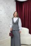 BBC ROWAN JİLE ELBİSE - ANTRASİT
