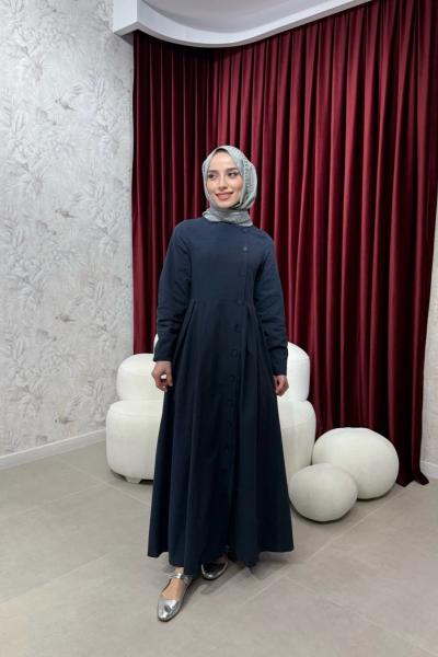 BBC ROWENA ELBİSE - LACİVERT