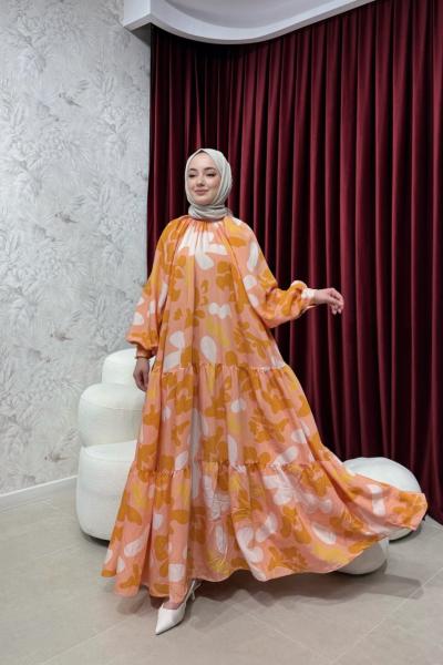 BBC RUBY ELBİSE - TURUNCU