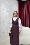 BBC RUTH JİLE ELBİSE - BORDO