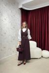 BBC RUTH JİLE ELBİSE - BORDO