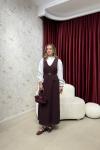 BBC RUTH JİLE ELBİSE - BORDO