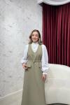 BBC RUTH JİLE ELBİSE - OLİVE