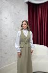 BBC RUTH JİLE ELBİSE - OLİVE