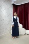 BBC RUTH JİLE ELBİSE - LACİVERT