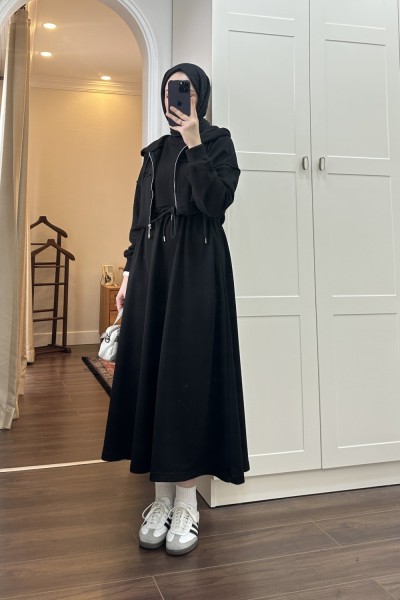 BBC SARA ELBİSE - SİYAH