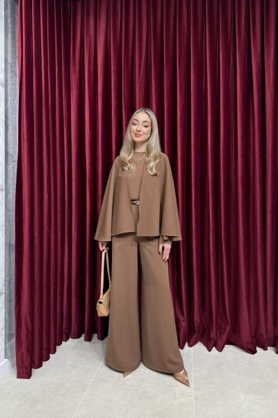 BBC SCARF TAKIM - KAHVE