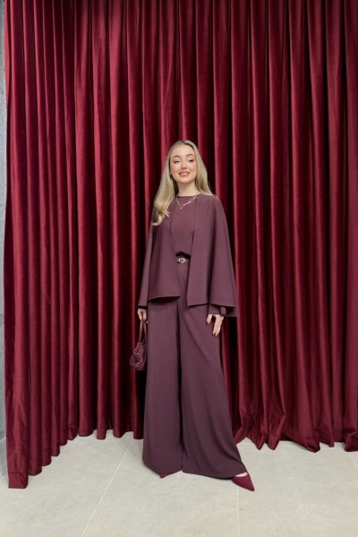 BBC SCARF TAKIM - BORDO