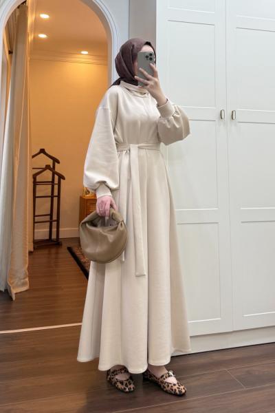 BBC SCARLET ELBİSE - BEJ