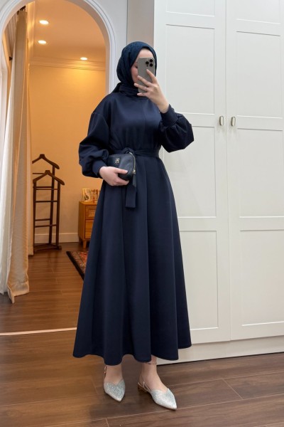 BBC SCARLET ELBİSE - LACİVERT