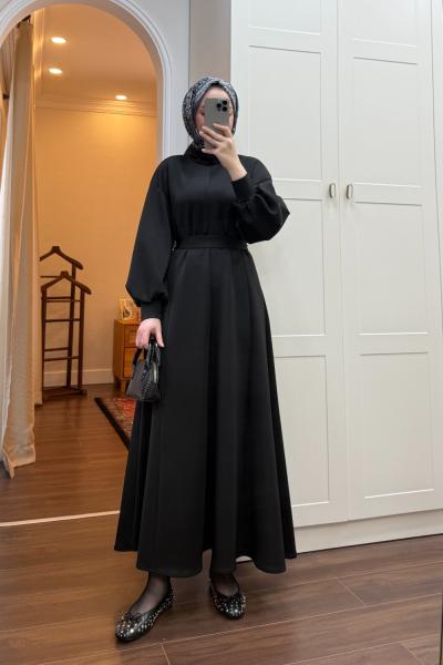 BBC SCARLET ELBİSE - SİYAH