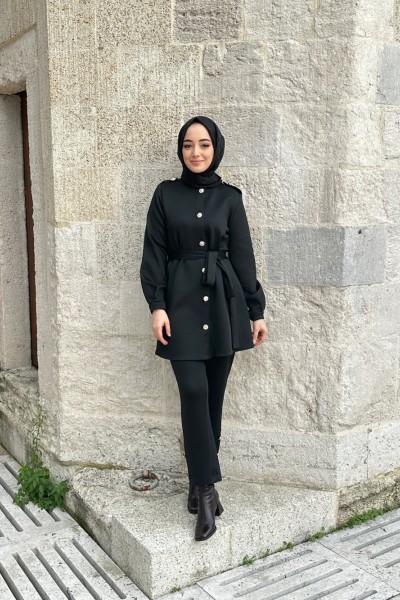 Bbc Scuba Apoletli Takım - Siyah