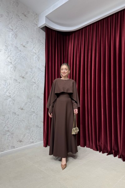 BBC SERENA ELBİSE - KAHVE