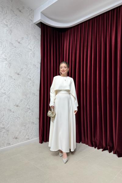 BBC SERENA ELBİSE - KREM