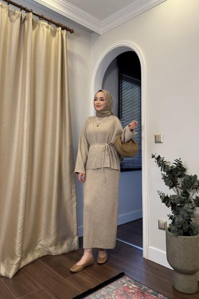 BBC SEUL HIRKALI ELBİSE - TAŞ