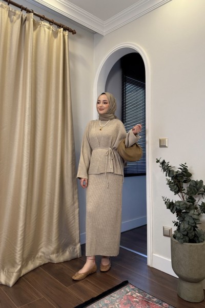 BBC SEUL HIRKALI ELBİSE - TAŞ