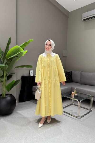 BBC SHARY ELBİSE - SARI