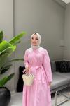 BBC SHARY ELBİSE - PEMBE