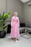 BBC SHARY ELBİSE - PEMBE