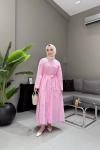 BBC SHARY ELBİSE - PEMBE