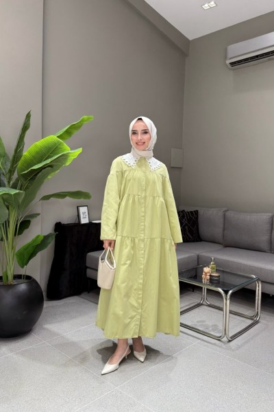 BBC SHARY ELBİSE - YEŞİL