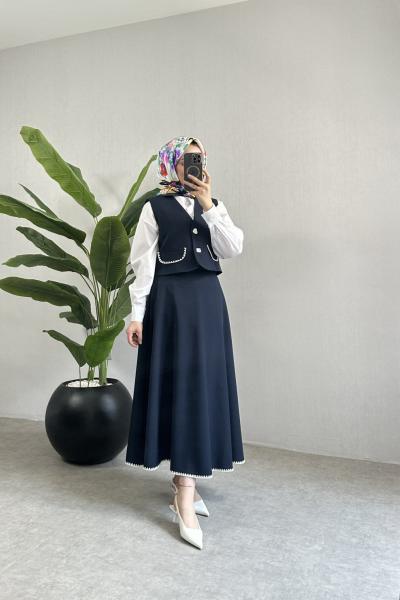 BBC SHİNE YELEKLİ TAKIM - LACİVERT