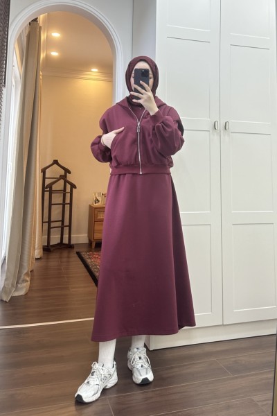 BBC SİENA ELBİSE - BORDO